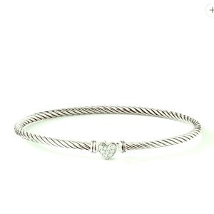 David Yurman Cable Heart Bracelet